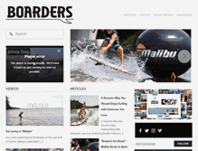 Tablet Screenshot of boardersmag.com